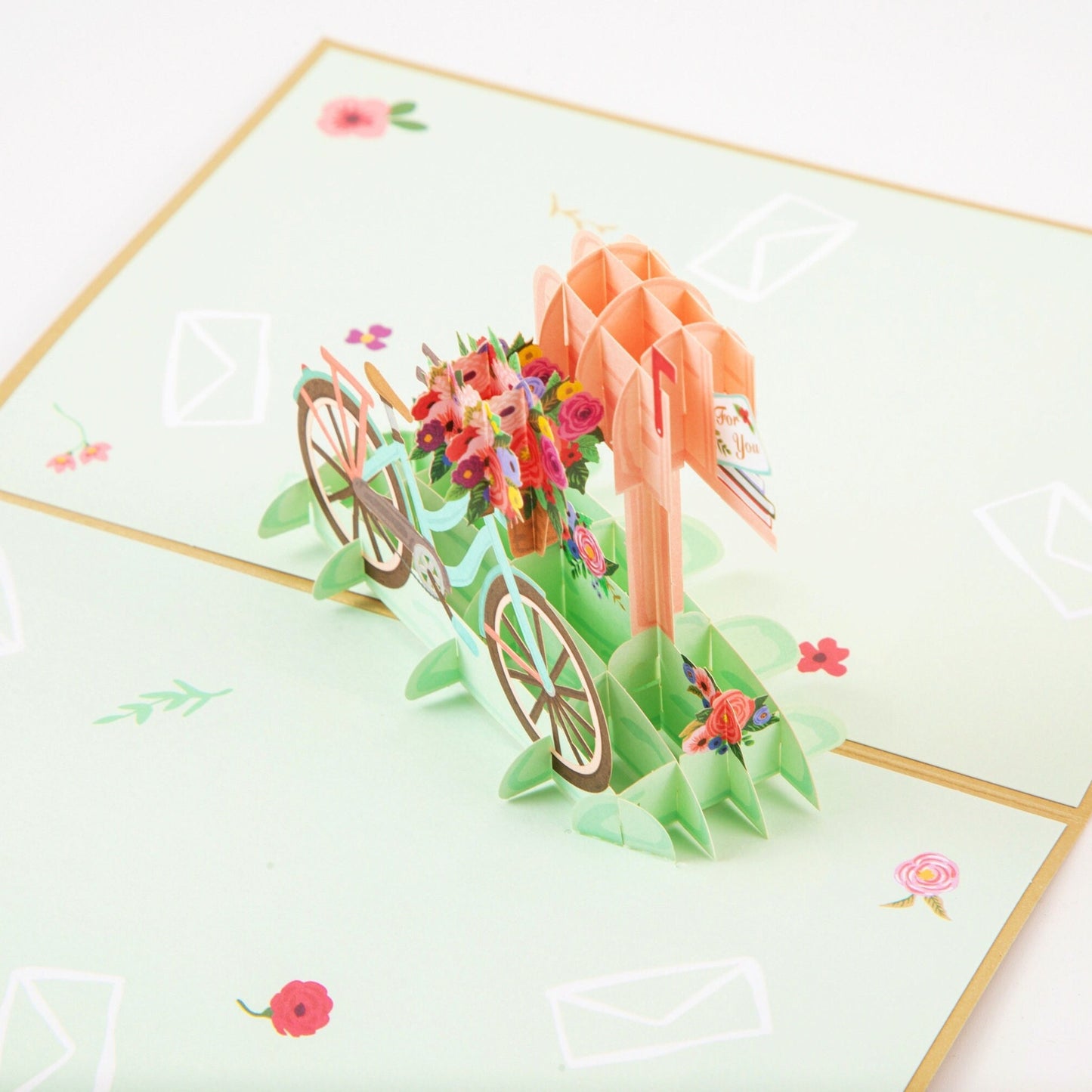 Sending Love From Afar - Pop Up Greeting Card with Envelope - Unique 3D Greeting Card