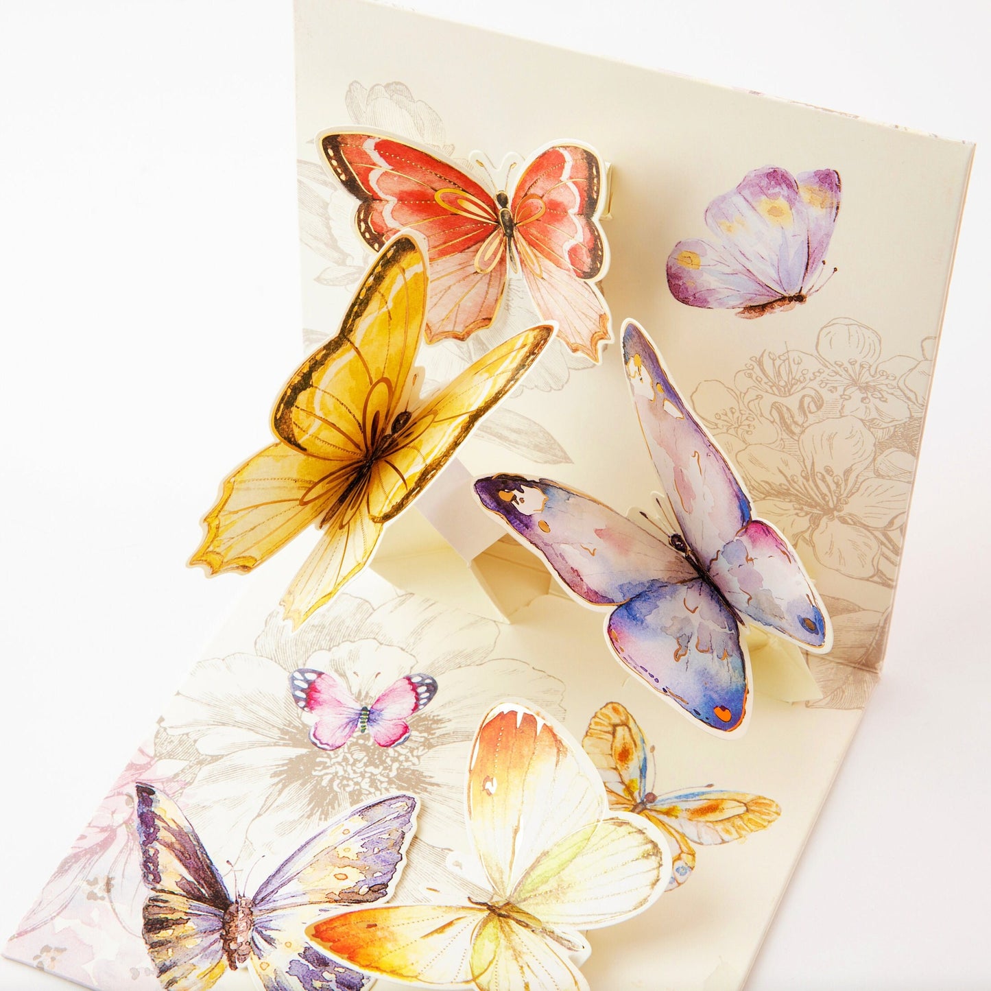 Butterfly Dreams - Pop Up Greeting Card with Envelope - Unique 3D Greeting Card