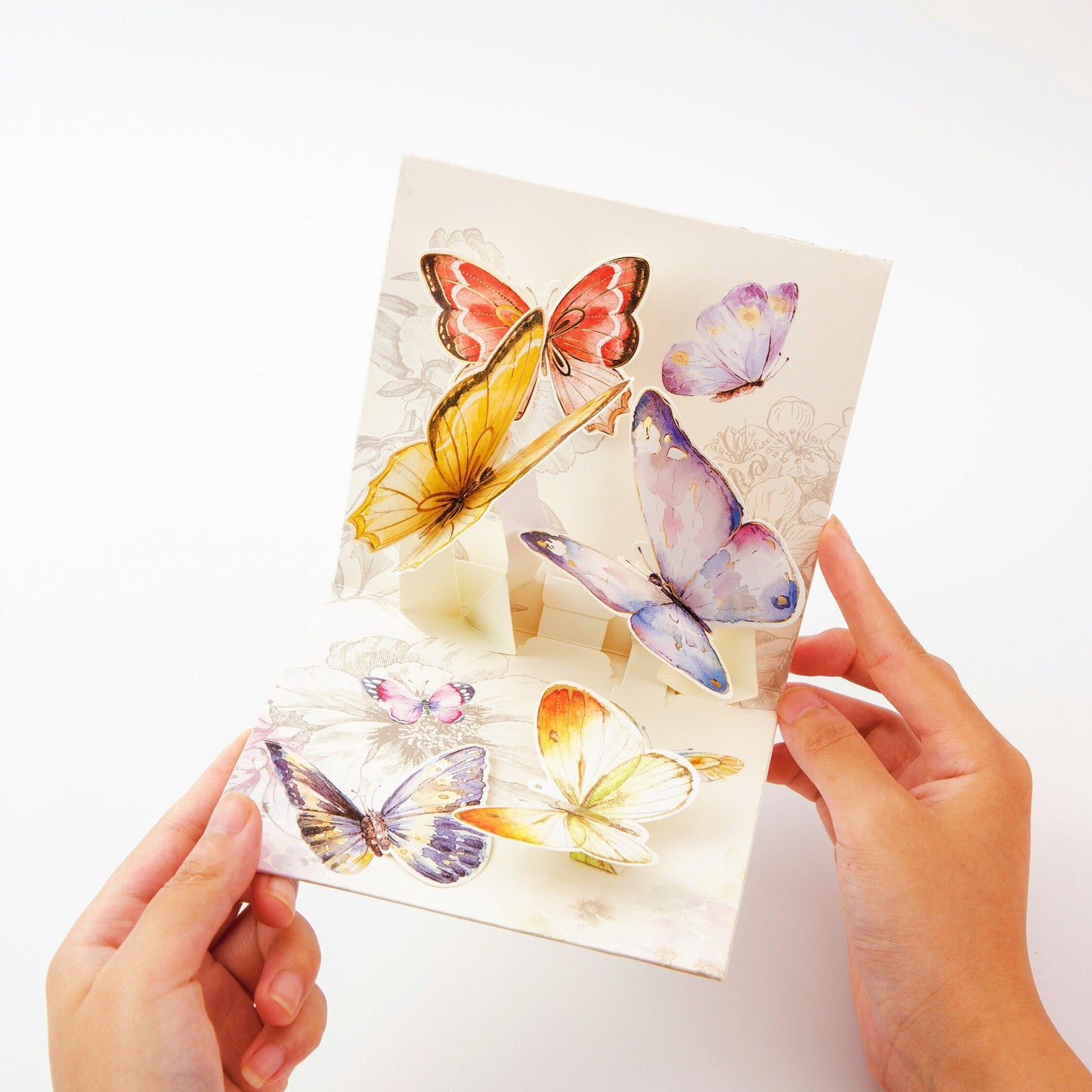 Butterfly Dreams - Pop Up Greeting Card with Envelope - Unique 3D Greeting Card