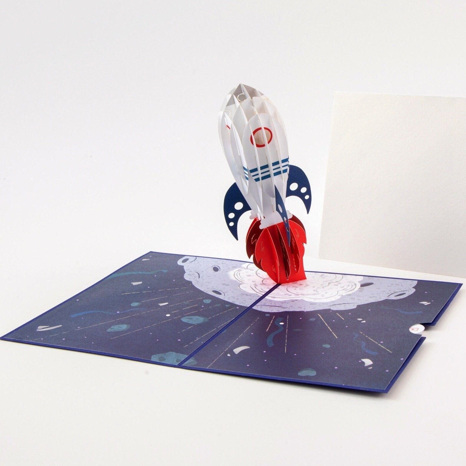 Rocket Congrats - Pop Up Greeting Card with Envelope - Unique 3D Greeting Card