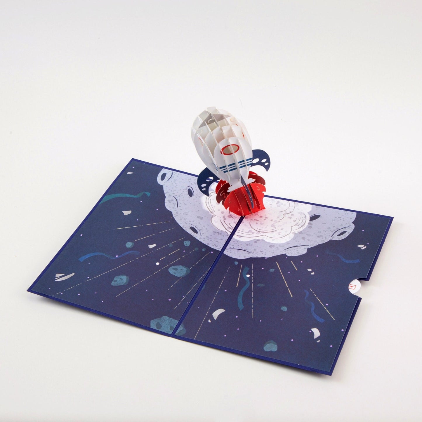 Rocket Congrats - Pop Up Greeting Card with Envelope - Unique 3D Greeting Card