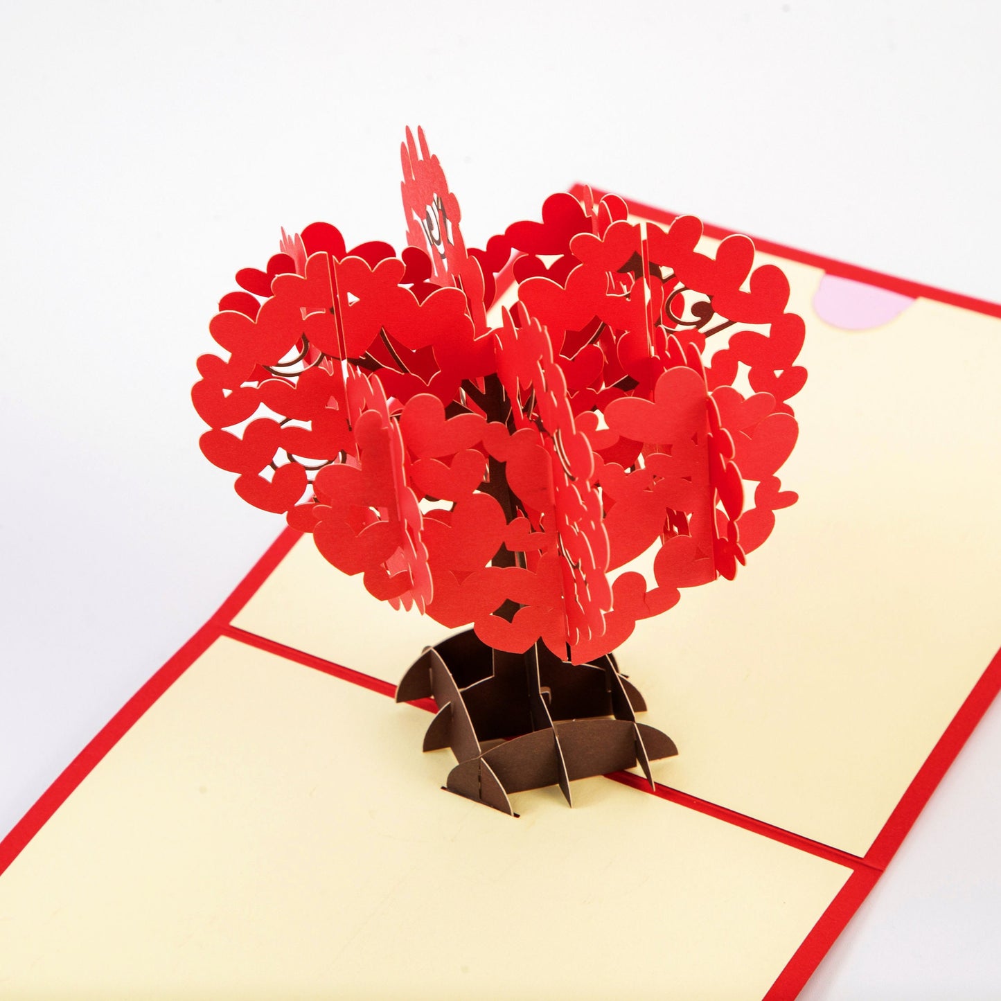 Romantic Love Tree - Pop Up Greeting Card - Unique 3D Greeting Card