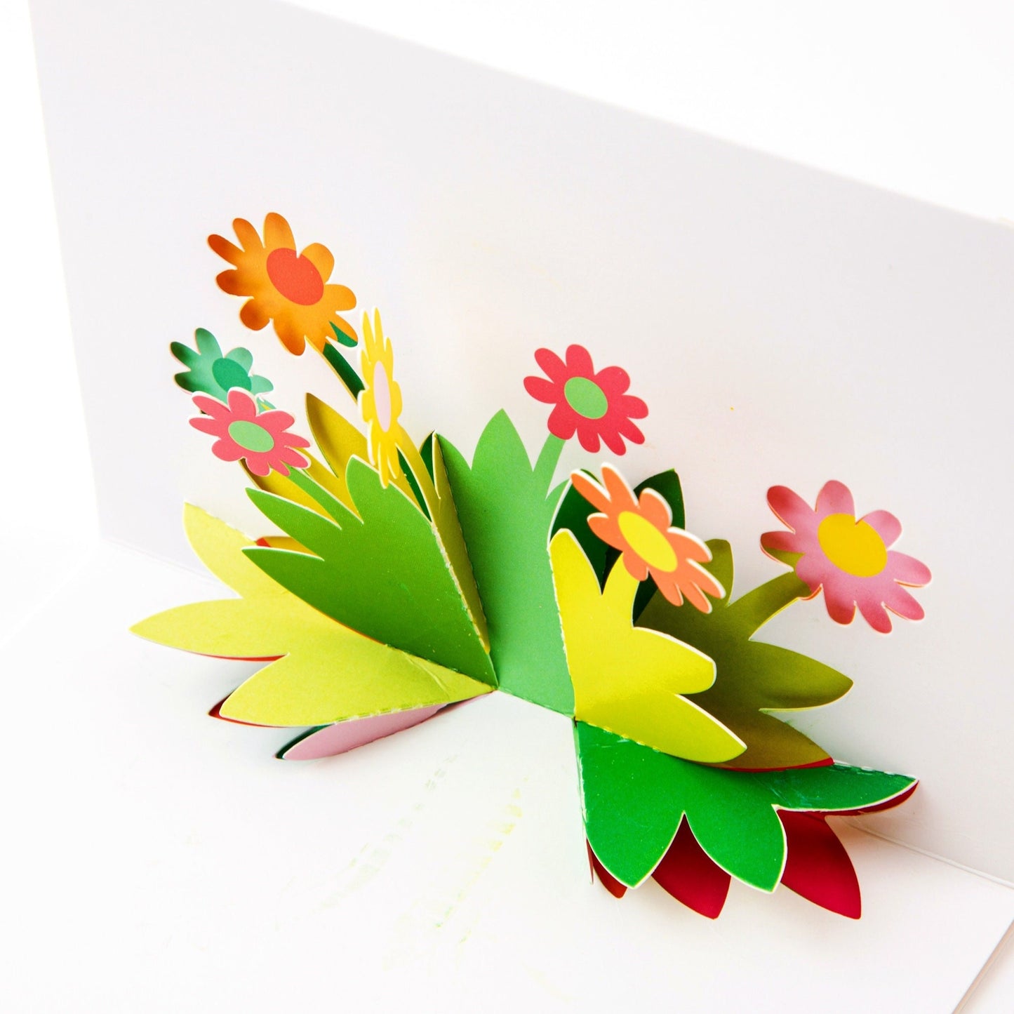 Floral Burst - Pop Up Greeting Card with Envelope - Cute 3D Flower Greeting Card