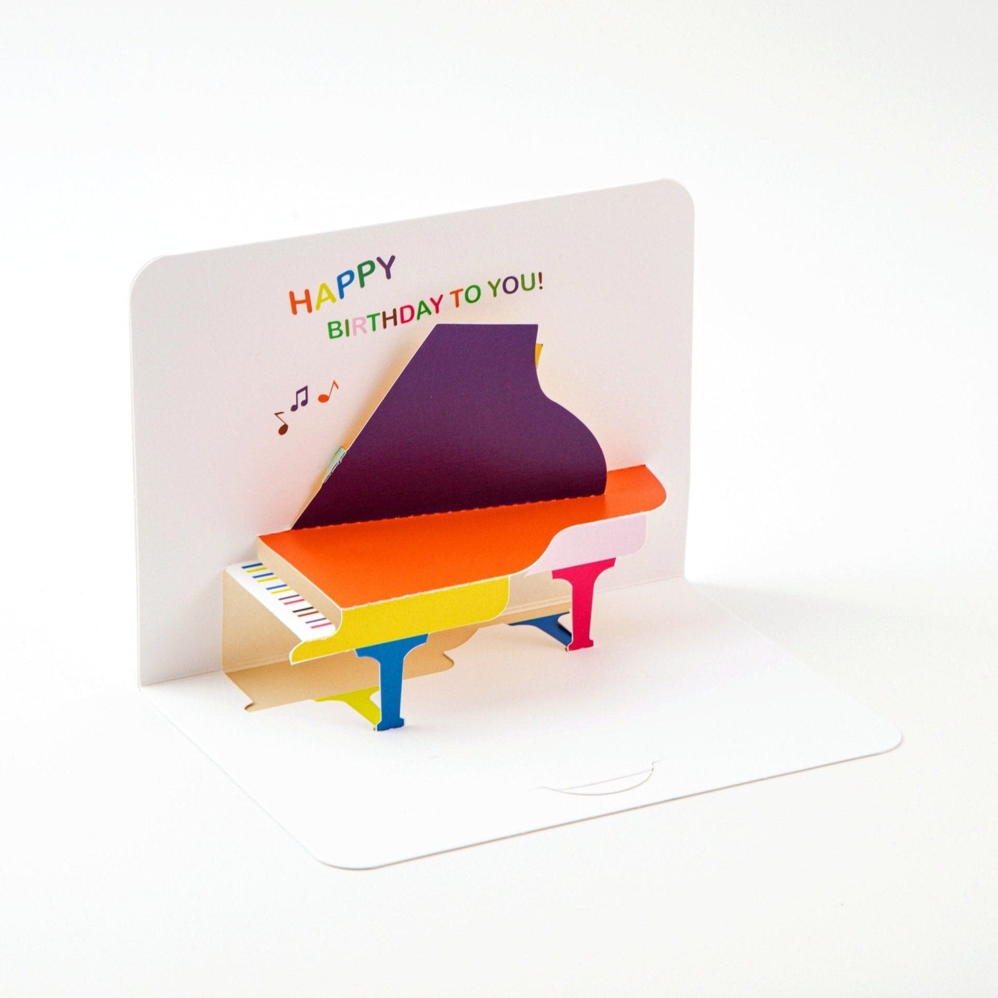 Birthday Melody - Pop Up Birthday Card with Envelope - Cute 3D Birthday Card