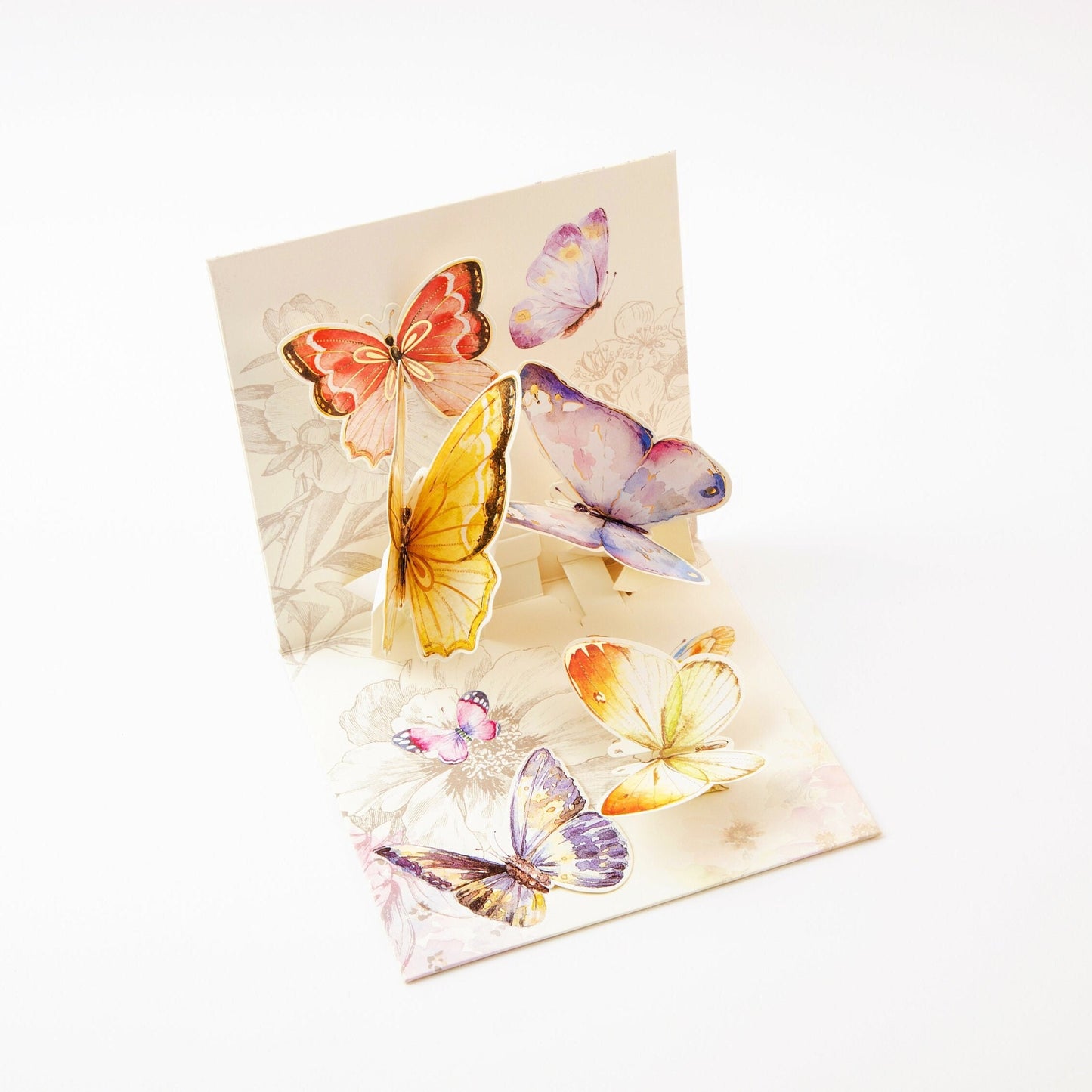 Butterfly Dreams - Pop Up Greeting Card with Envelope - Unique 3D Greeting Card