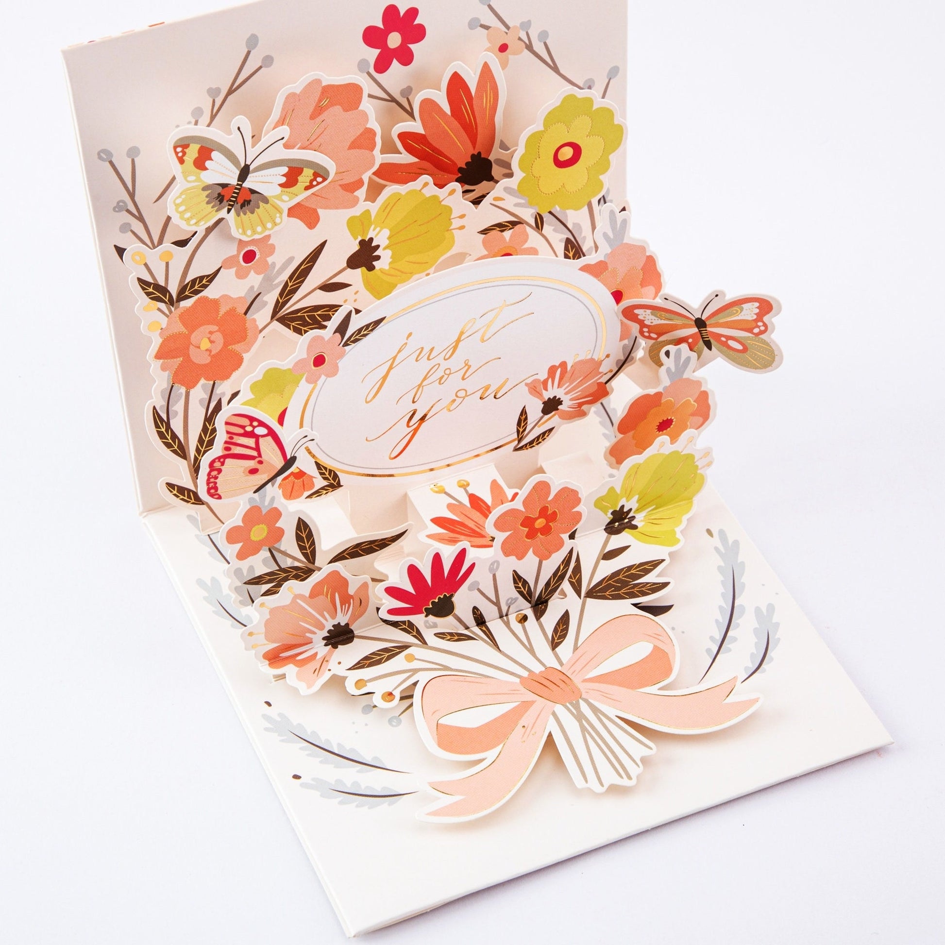 Blessings from the Blossom - Pop Up Greeting Card with Envelope - Unique 3D Greeting Card