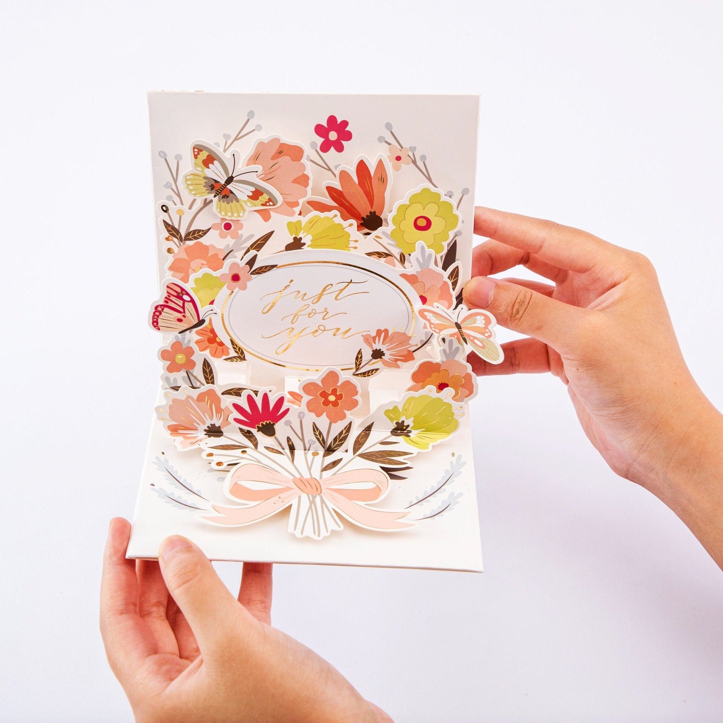 Blessings from the Blossom - Pop Up Greeting Card with Envelope - Unique 3D Greeting Card