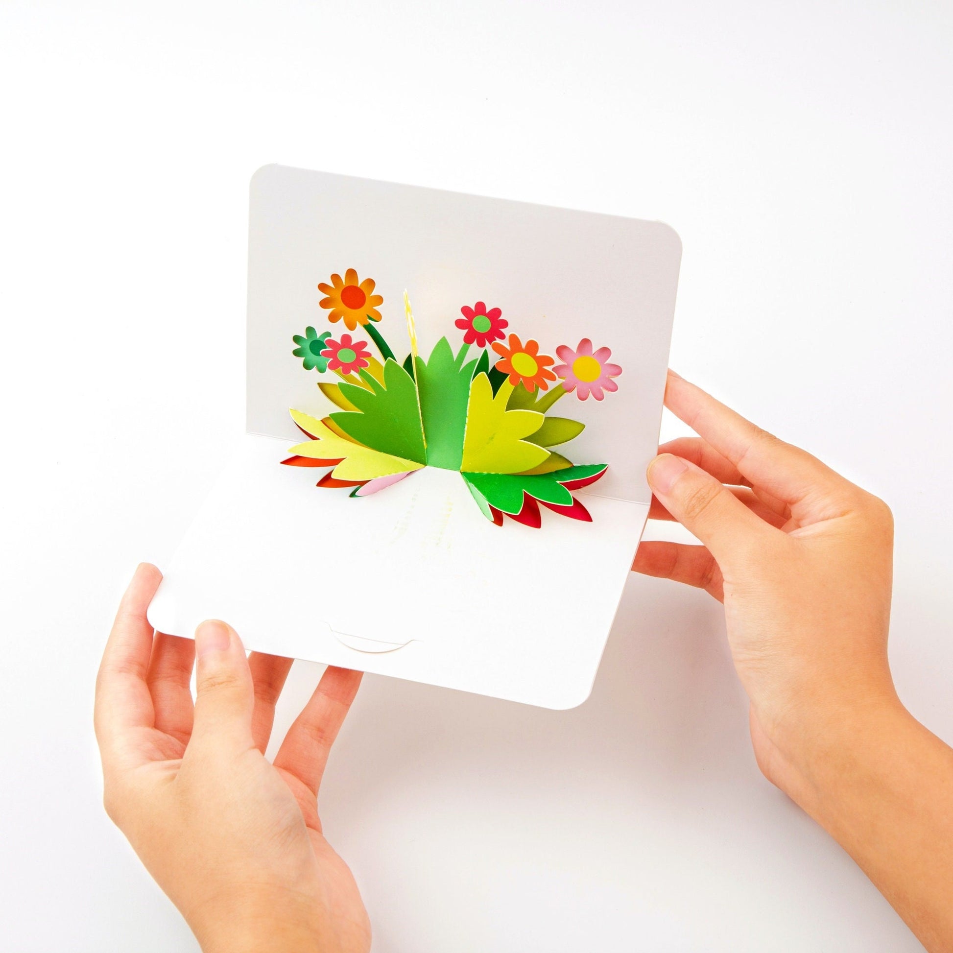 Floral Burst - Pop Up Greeting Card with Envelope - Cute 3D Flower Greeting Card