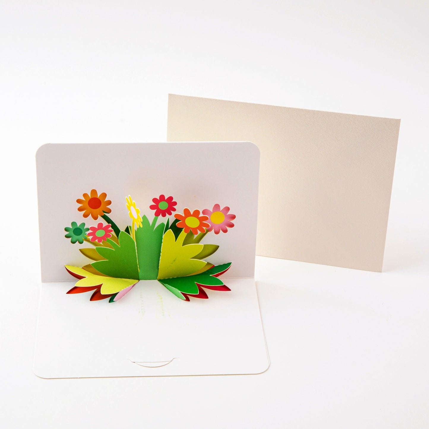 Floral Burst - Pop Up Greeting Card with Envelope - Cute 3D Flower Greeting Card