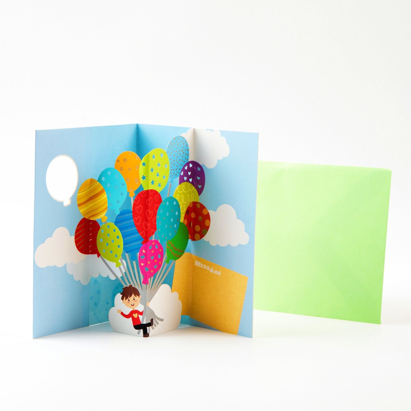 Sky of Wonders Greeting Card - Pop Up Greeting Card with Envelope - Cute Greeting Card