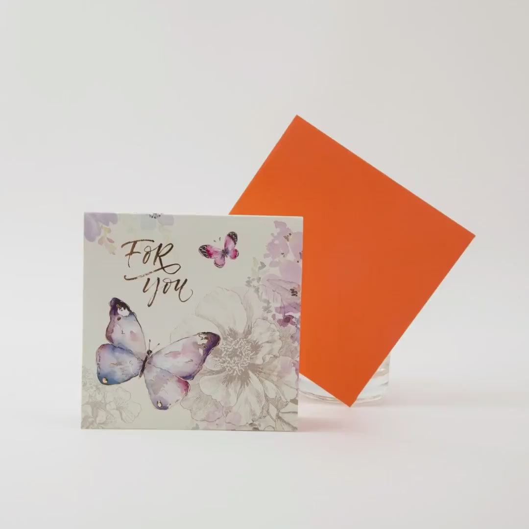 Butterfly Dreams - Pop Up Greeting Card with Envelope - Unique 3D Greeting Card