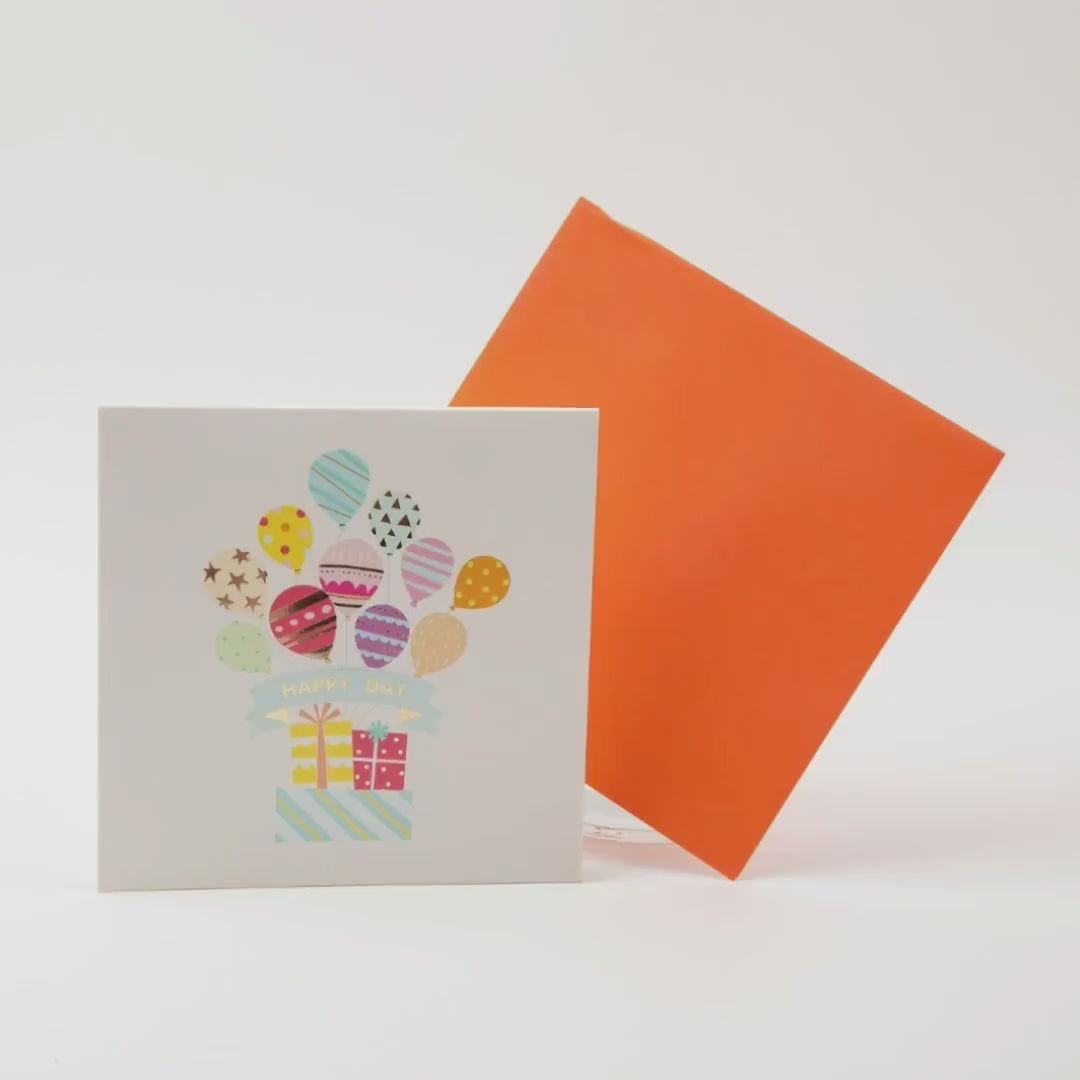 Surprise Picnic - Pop Up Birthday Card with Envelope - Unique 3D Birthday Greeting Card