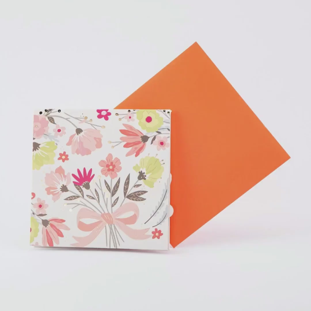 Blessings from the Blossom - Pop Up Greeting Card with Envelope - Unique 3D Greeting Card